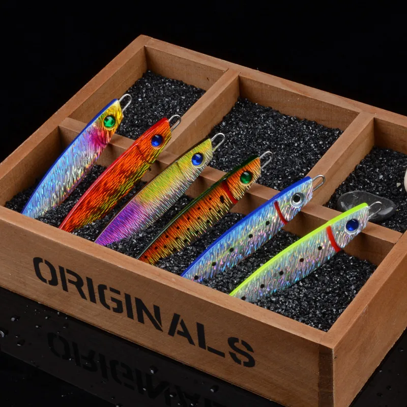 1 шт. приманки новый продукт 6 цветов железная пластина рыбы привести 10 см/50 г Bionic