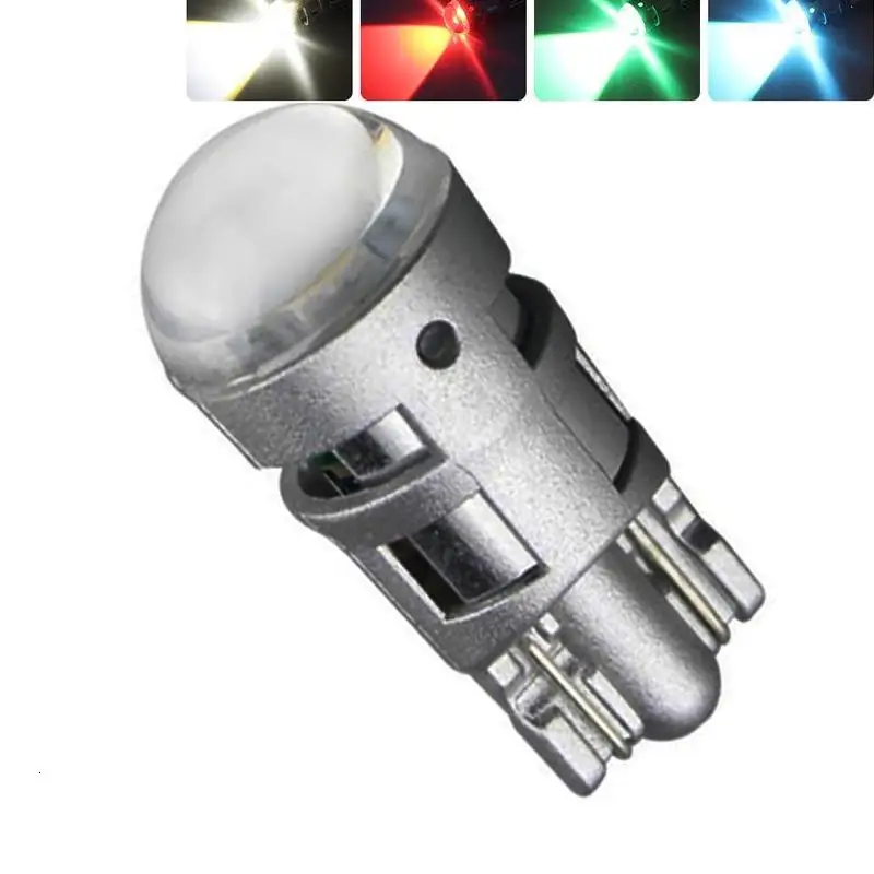 10 шт. T10 led W5W 5630 194 168 автомобили свет лампы белый зеленый красный фиолетовый желтый