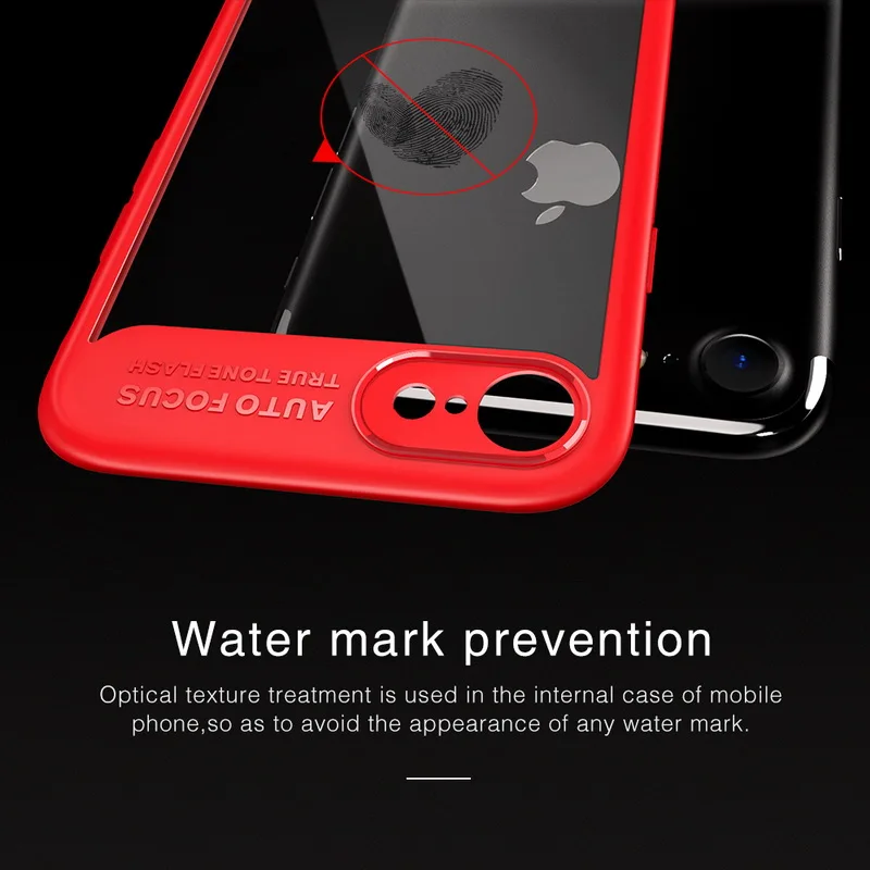 MCDODO чехол для телефона для iPhone X, 8, 7, 6, 6s Plus, роскошная защита для смартфона, прозрачный защитный чехол для мобильного телефона, чехол для iPhone