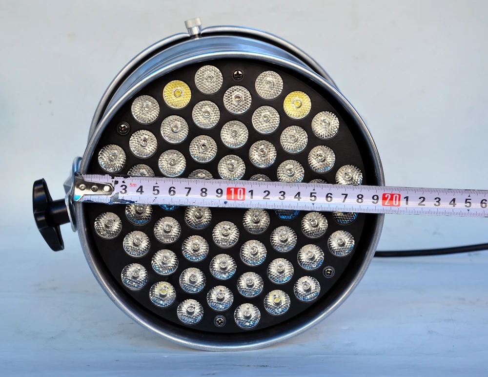 Бесплатная доставка 100 шт. 54X3W светодиодный DJ PAR Светильник RGBW 162 ватт DMX 512