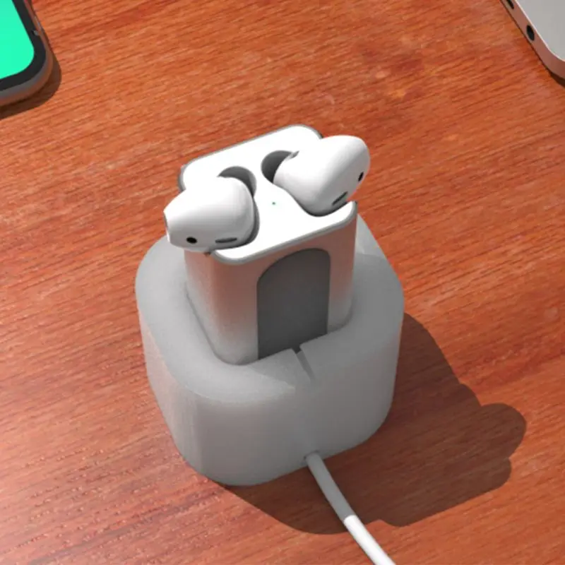 Алюминиевые наушники настольная USB Зарядка адаптер док-станция держатель Подставка для Airpods