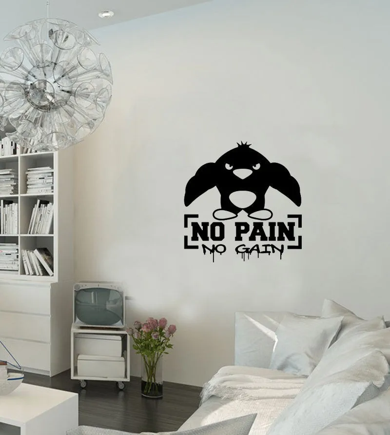 Виниловая настенная наклейка на стену для тренажерного зала|home decor|fitness centrewall sticker