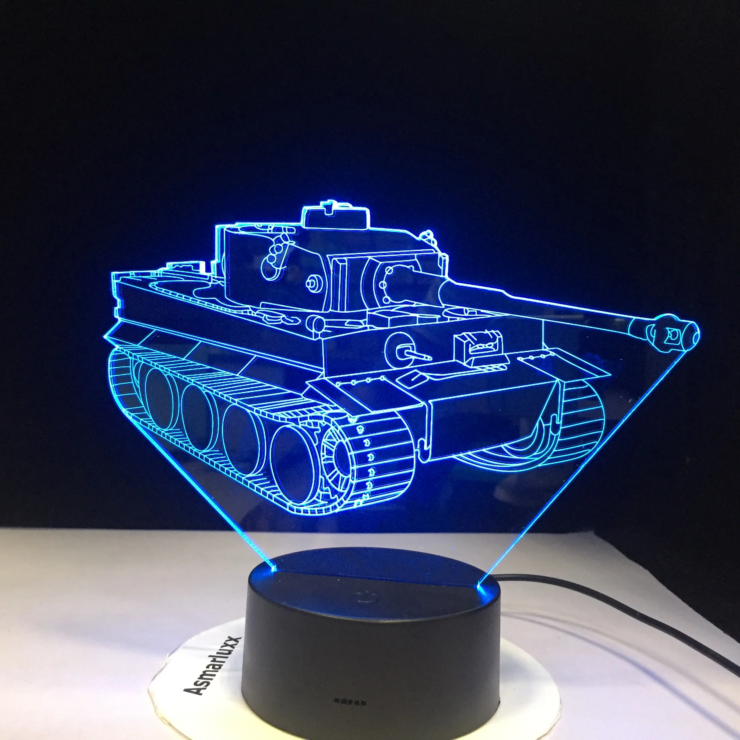 Цветной Акриловый СВЕТОДИОДНЫЙ ночник в виде кошки 3D лампа с USB датчиком и