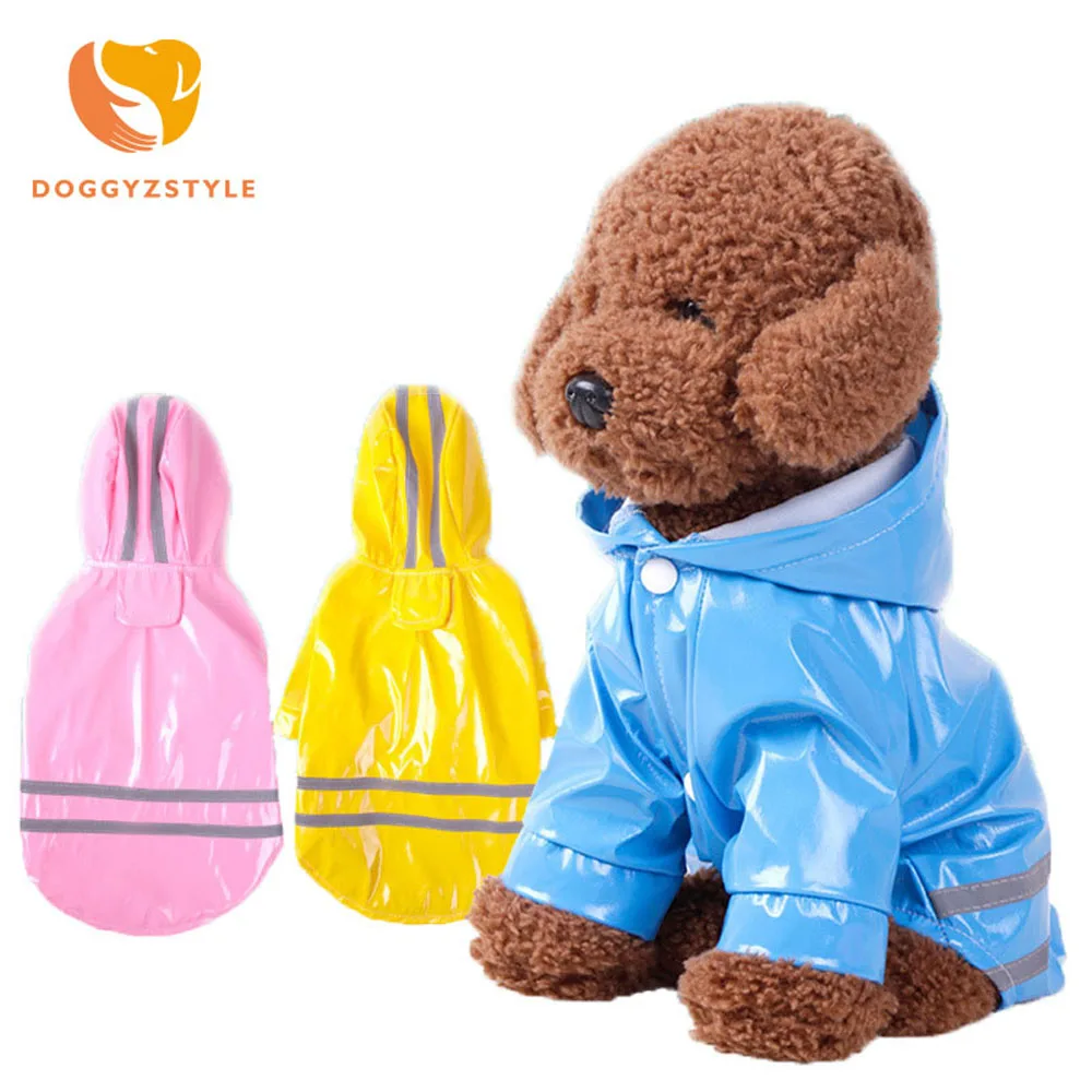 Pet Товары для собак плащ из двери прогулки Водонепроницаемый PU съемный чехол от