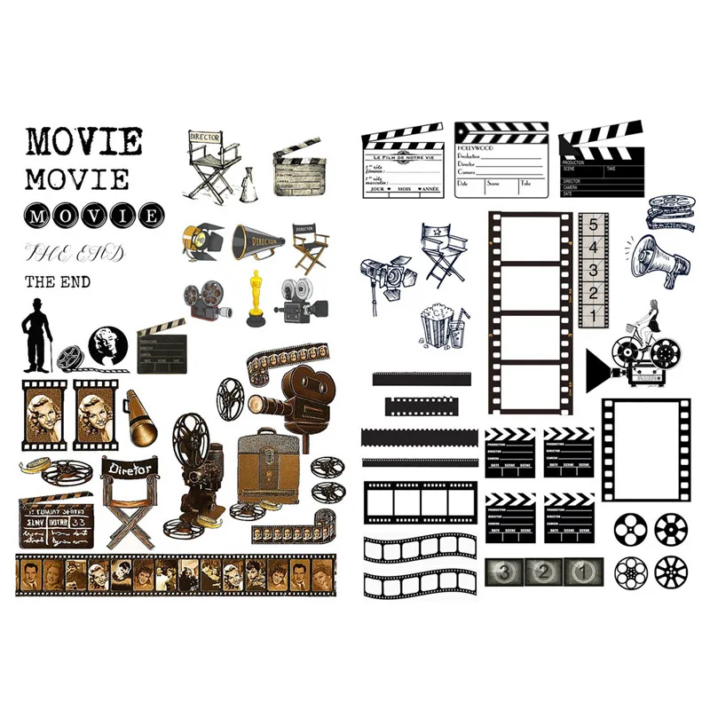 1 шт. винтажная открытка Precut Милая Канцелярия Post It notebook Sketchbook молочный