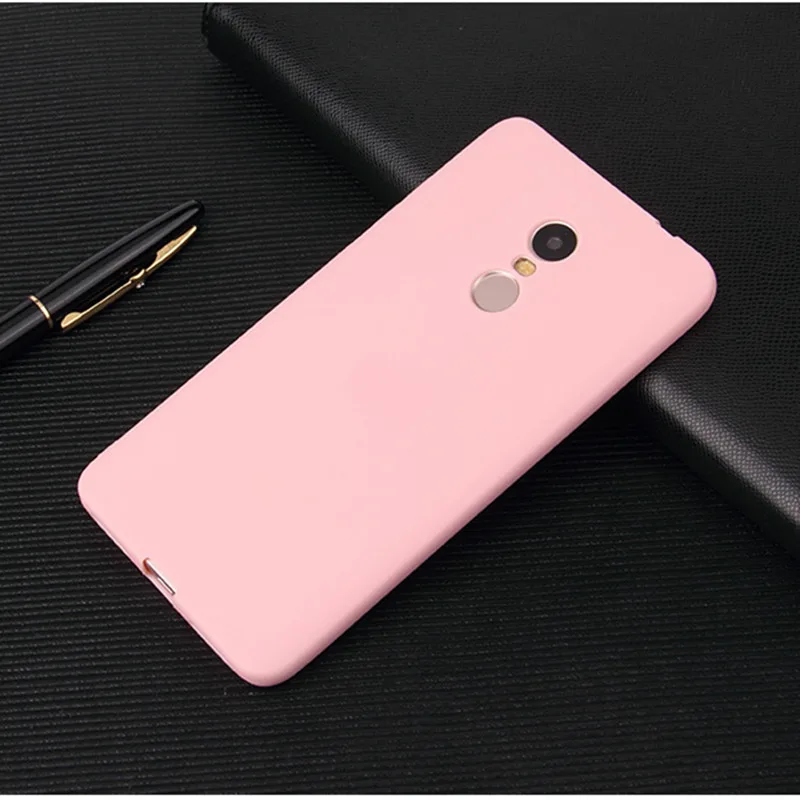 Pink Милый удобный мягкий ТПУ чехол для Xiaomi MAX 2 MIX 2 A1 5X матовый тонкий чехол для Xiaomi Redmi 6A 5A 5 6 5 Plus чехол на Note 4X - Цвет: Pink