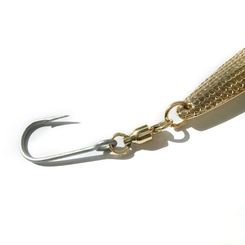 Алмазная приманка для ловли крупной рыбы 1 шт./упак. 42 г Золотой/Серебряный цвет