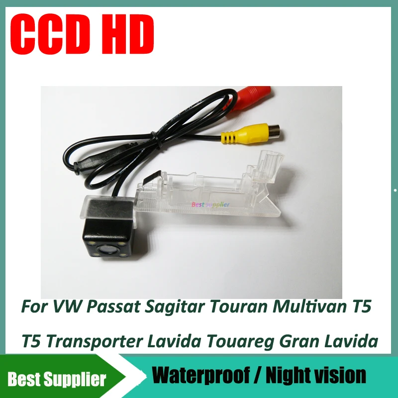 Автомобильная парковочная камера заднего вида CCD HD для vw passat lavida Touran Multivan