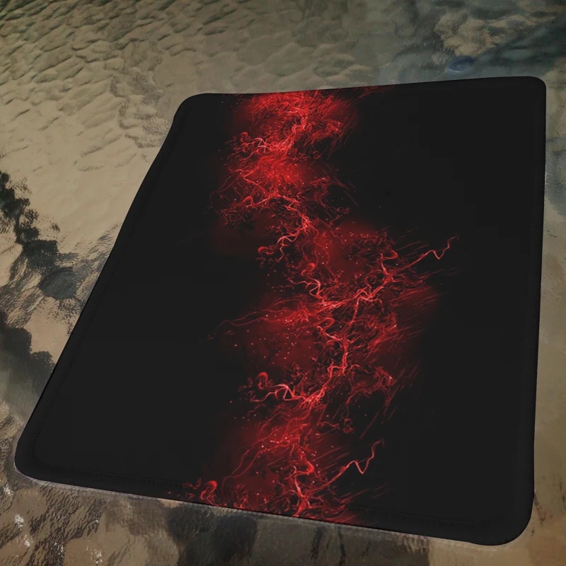 Красные линии большой игровой Мышь Pad Rast край Управление/Скорость версия мат для