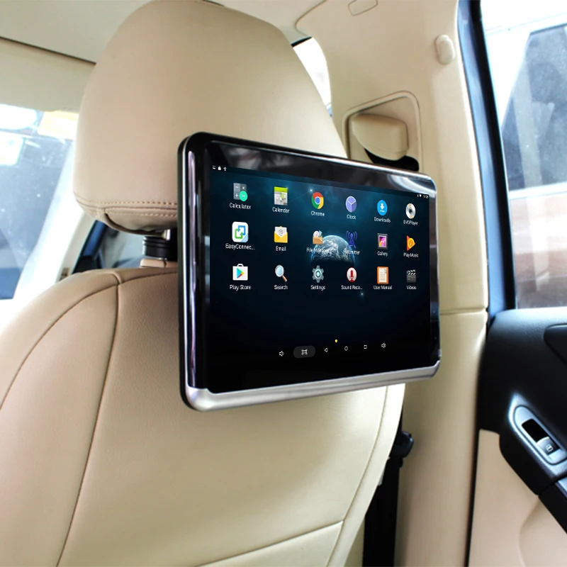 10.1 Inch Android 6.0 Car Headrest Monitor 2PCS HD Touch Screen 1080P FM WIFI Bluetooth USB SD With HDMI Output Video MP5 Player |