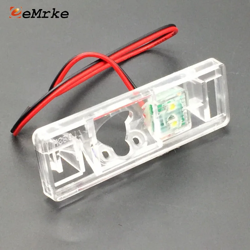 EEMRKE DIY Автомобильная задняя камера кронштейн подсветка номерного знака корпус