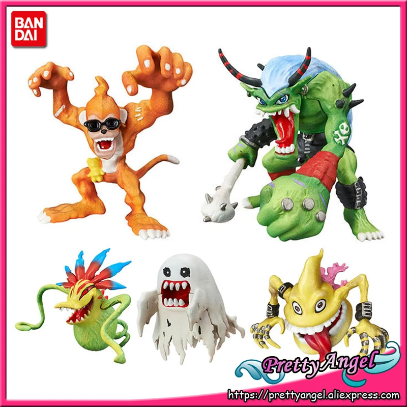 PrettyAngel-Подлинная Bandai 20th anniversary Digimon Digital Monster Capsule Mascot коллекция мини-фигурка