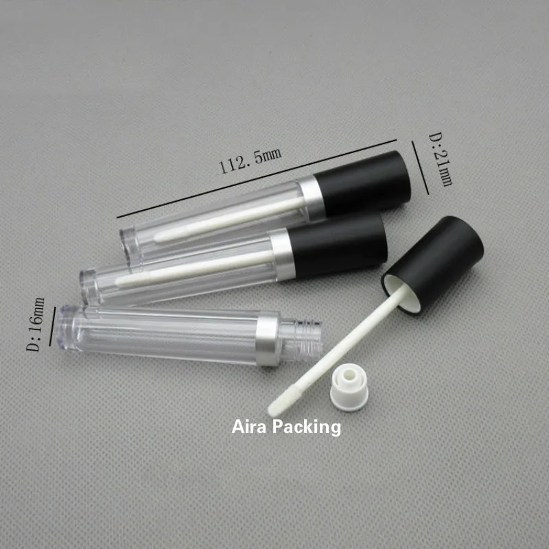 Пустая пластиковая Косметическая туба для блеска губ 50 шт./лот 6 мл 7 5