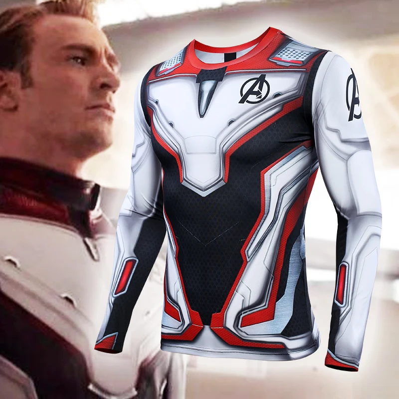 The Avengers VIP Мода супергерой Мститель эндшпиль Железный человек спасательная Броня 3D принт Железный женщины перец Поттс Косплей фитнес компрессионная рубашка - Цвет: The Avengers