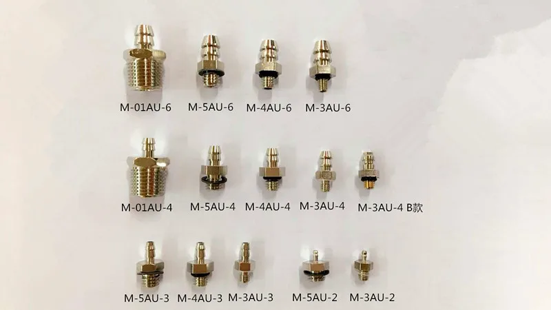 30 шт. 1 55 мм Воздушный пневматический шланг для M5 Male Mini Barb Fitting/Brass | Обустройство