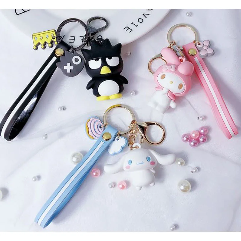 1 шт. креативный Sanrio серия My Melody пудинг Cinnamoroll Собака брелок Hello Kitty сумка подвеска брелок для девочек фигурка игрушка