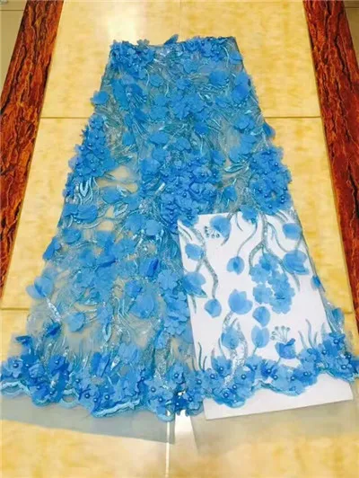 New French Nigerian sequins net lace African tulle mesh fabric high quality for party wedding dress | Дом и сад