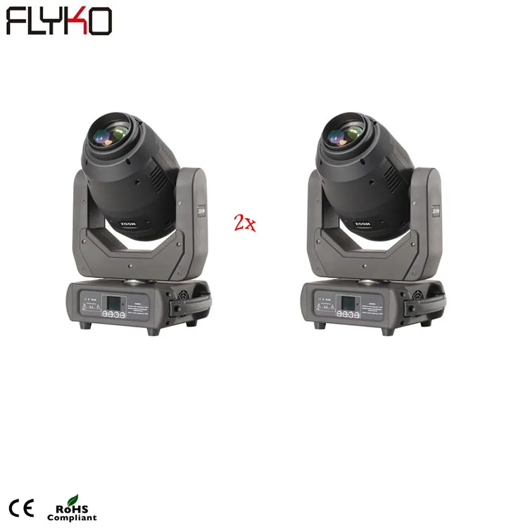 Новинка! Бесплатная доставка 2 шт. zoom LED 250 Вт 3в1 led moving head light|Эффект освещения