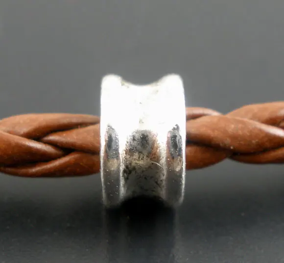6x4mm 50pcs Новые бусины для изготовления ювелирных изделий Полые бусины-бабочки DIY ювелирные изделия античные посеребренные металлические бусины DIY подарок 17,5x9 мм 50 шт - Цвет: 6x4mm 50pcs