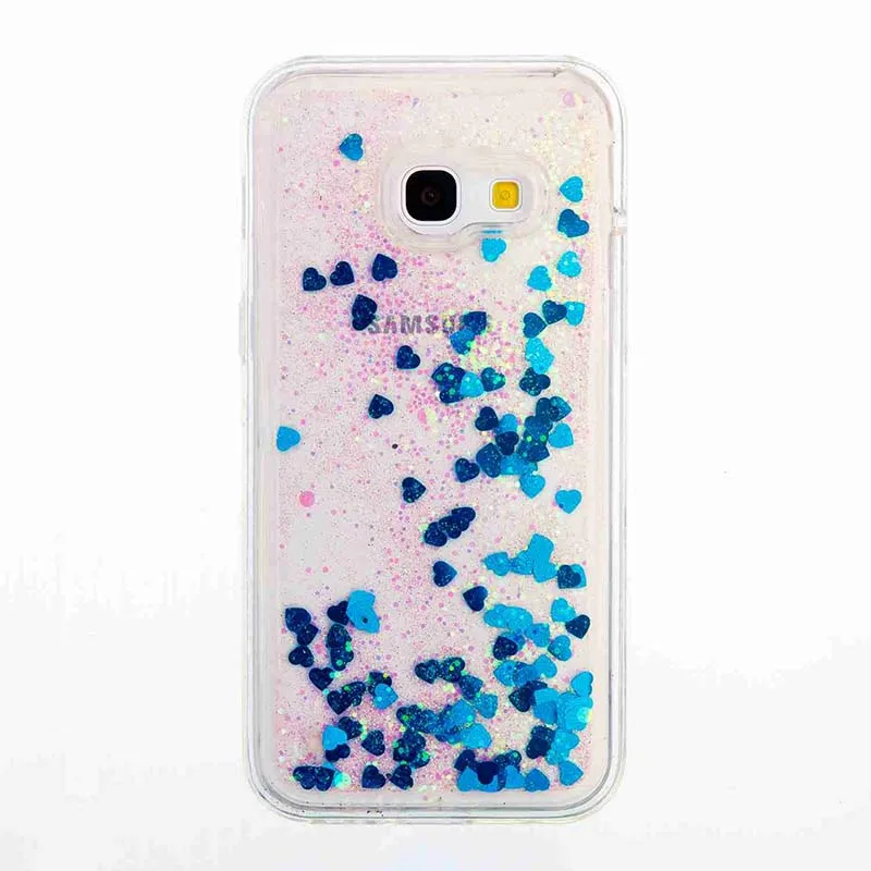 Blue Чехол Biencaso с зыбучим песком и блестящей звездой для samsung Galaxy A3 A5 S5 S6 S7 Edge прозрачный мягкий чехол из ТПУ B31 - Цвет: Blue