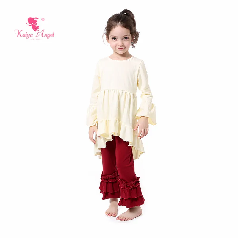 Kaiya Angel новинка 2019 весенне Осенняя детская одежда комплект одежды для девочек