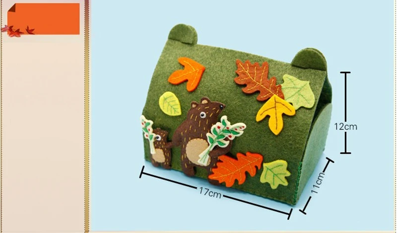 Войлок &quotсделай сам&quot с одноразовыми салфетками милые окружающую среду