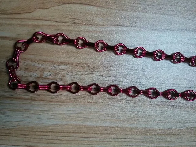 2014 красочные декоративные 2.0x12x24мм алюминиевые цепи Джек двойной черного