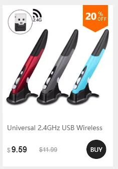 Бесшумная Button1600 dpi USB оптическая ультра тонкая 2,4 г беспроводная мышь эргономичная dpi Регулируемый приемник для ноутбука Настольный ПК