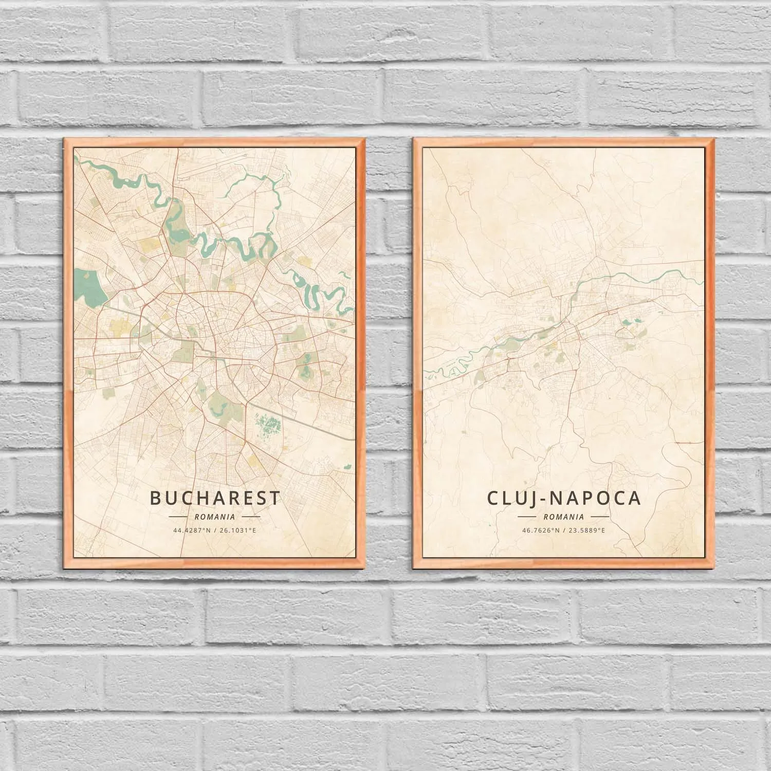 Bucharest ClujNapoca Румыния постер|Рисование и каллиграфия| |