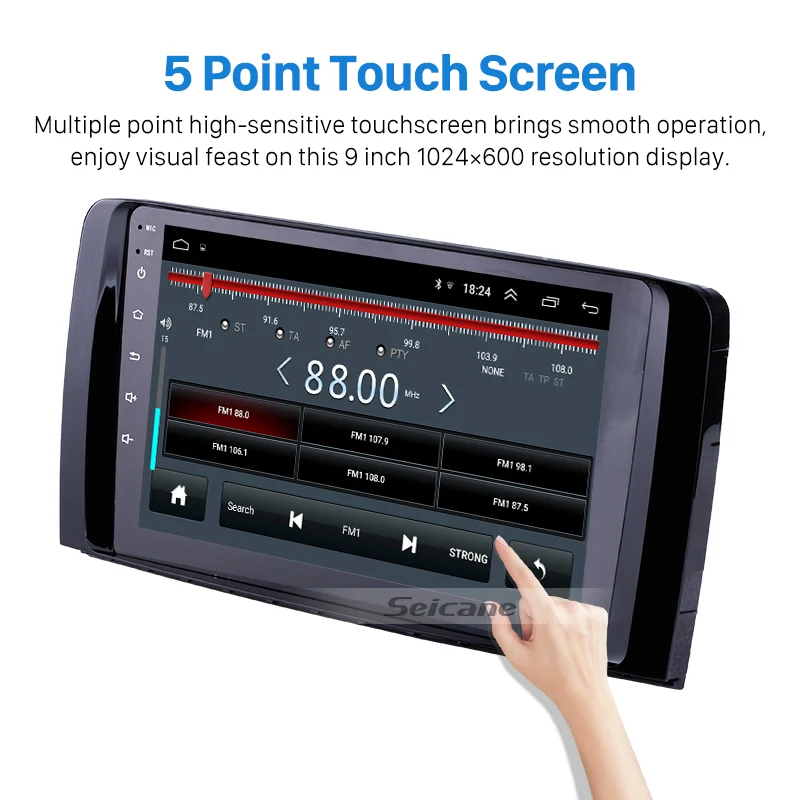 Автомагнитола Seicane для Mercedes Benz R Class W251 R280 R300 R320 R350 R63 2006 2011 2012 2013 Android 8