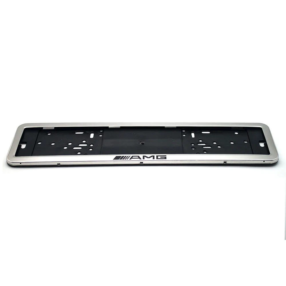 Европейская Рамка для номерного знака из нержавеющей стали 2 упаковки с