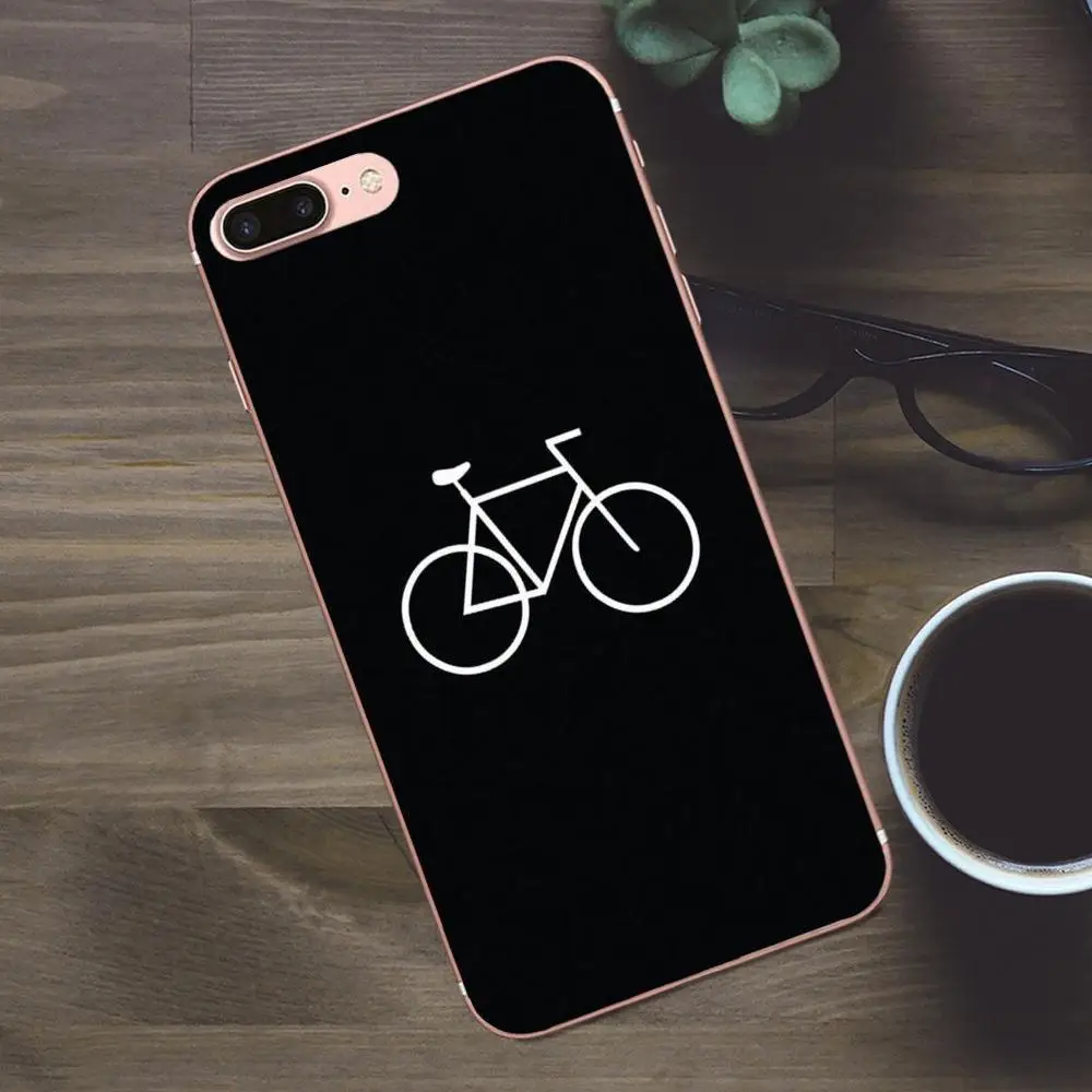 Чехол из ТПУ для Apple iPhone 4 4S 5 5C SE 6 6S 7 8 Plus X Galaxy A3 A5 J1 J2 J3 J5 J7 2017 велосипедный