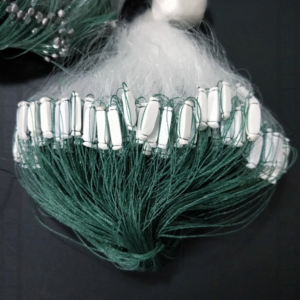 Рыболовная сеть трехслойная 60-80 м с поплавком и усилением свинца | Спорт