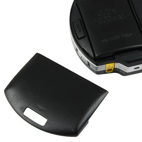 Черная защитная Крышка батарейного отсека Запасные части для консоли Sony PSP 1000|parts