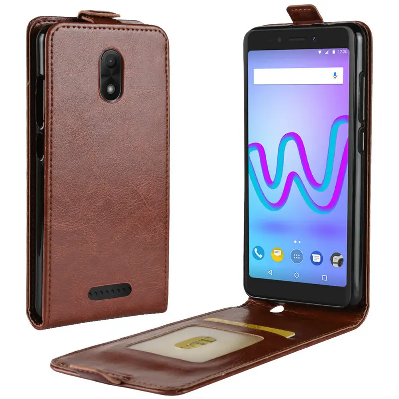 Роскошный кожаный чехол WIERSS в стиле ретро для wiko jerry 3 jerry3 5 45 дюйма чехол-книжка с