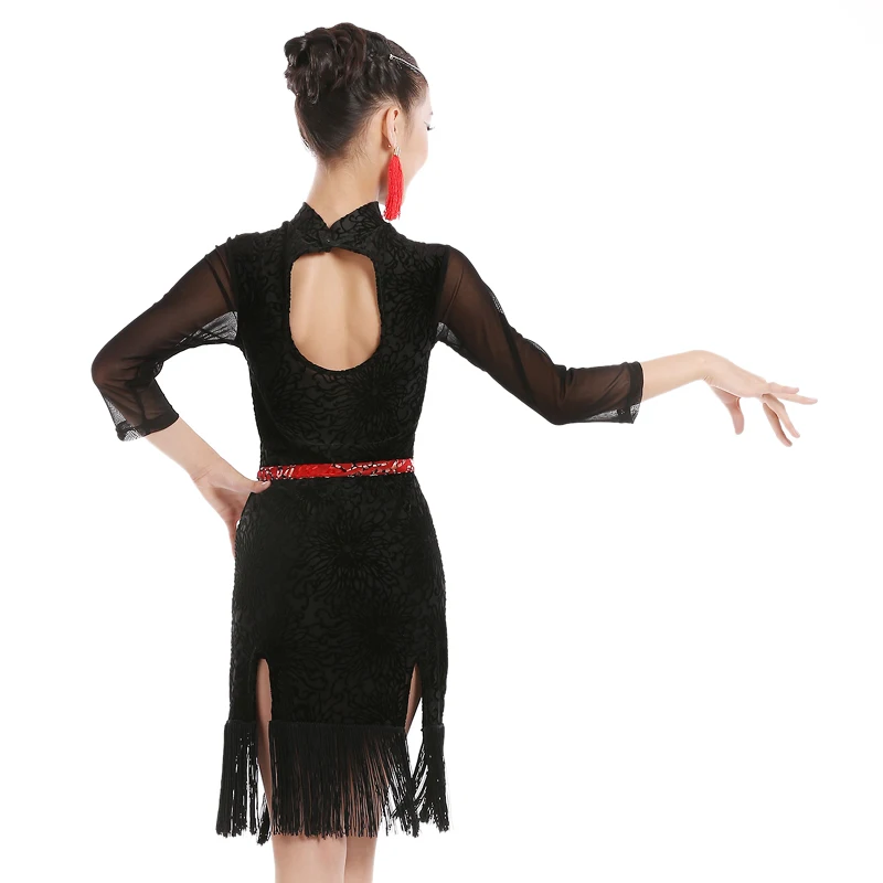 

Latin Dance Costumes for Kids Ballroom Dance Competition Dresses Latin Dance Dress Salsa Dancewear Tango Clothes for Girls