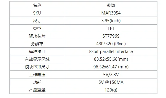 3,95 дюймов 320*480 TFT цветной ЖК-дисплей модуль экран ST7796S приводная плата с сенсорной панелью для Arduino UNO Mega2560