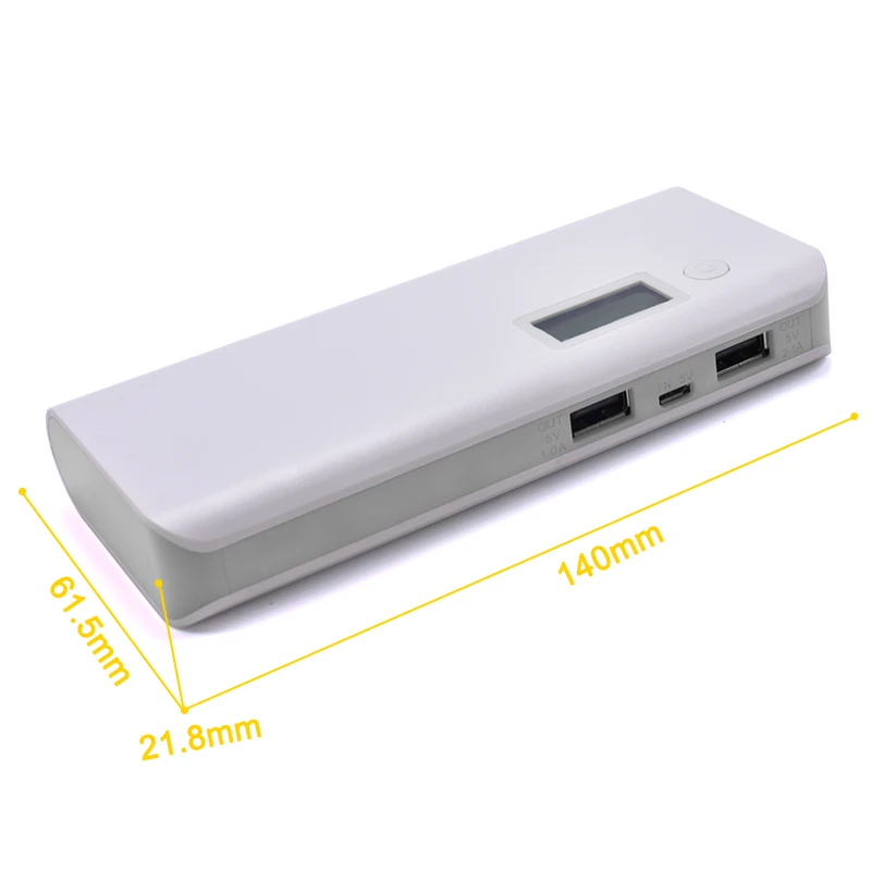 Внешний аккумулятор 20000 мА/ч с двумя usb зарядками Внешнее зарядное устройство