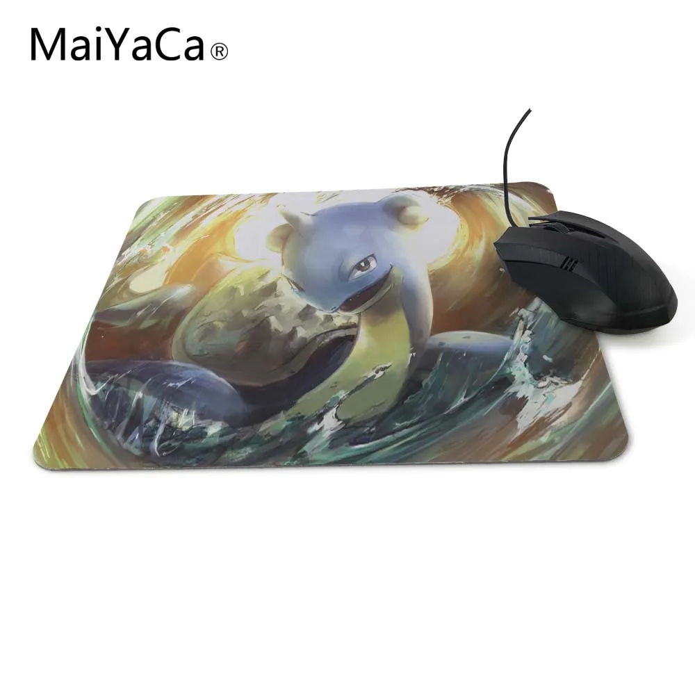 MaiYaCa Забавные милые игры покемон мультфильм серии коврики для мыши противоскользящие прямоугольные коврики для мыши Индивидуальные поддерживаются