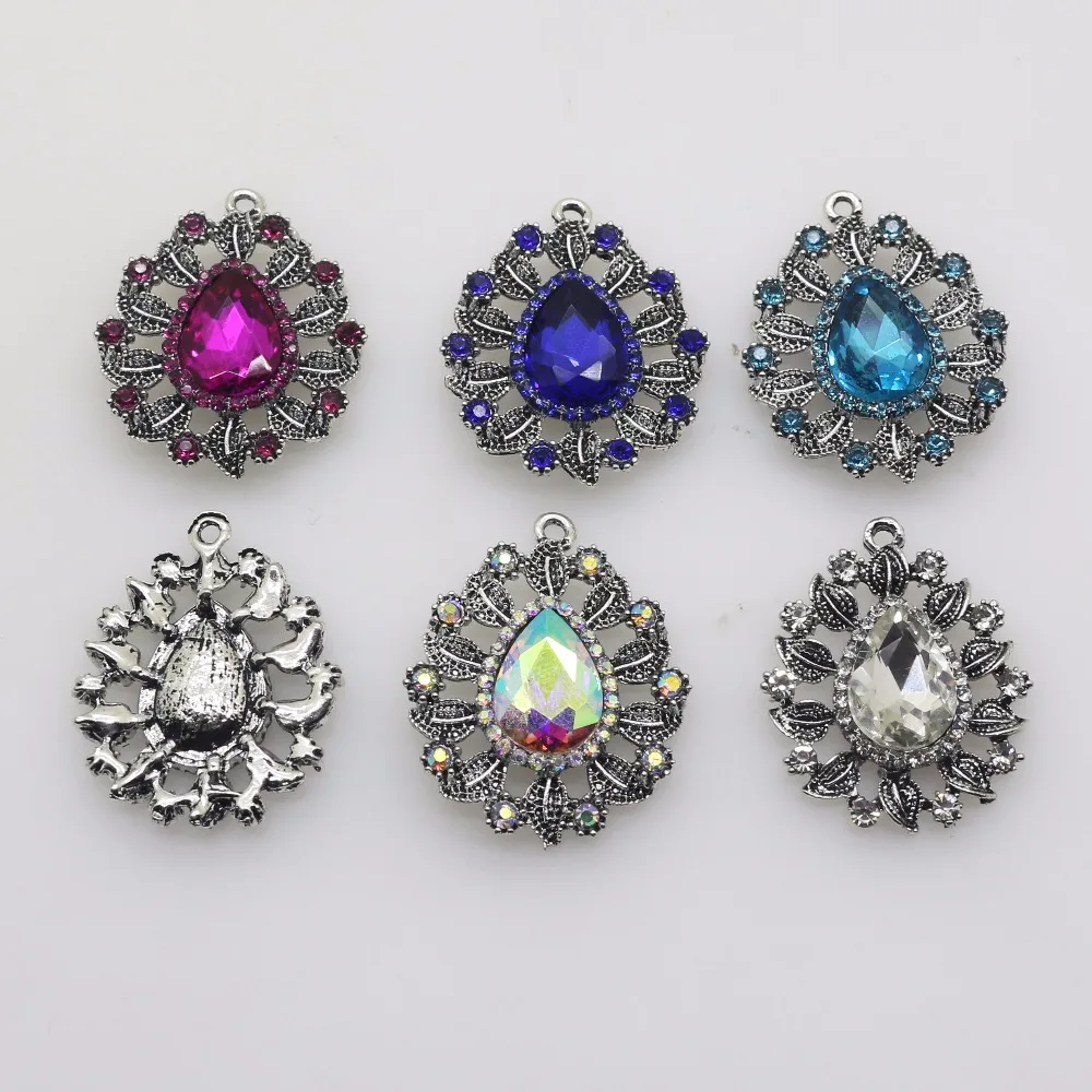 10 шт. металлическая брошь в виде цветов 34 х28 мм|alloy button|buttons weddingbuttons buttons |