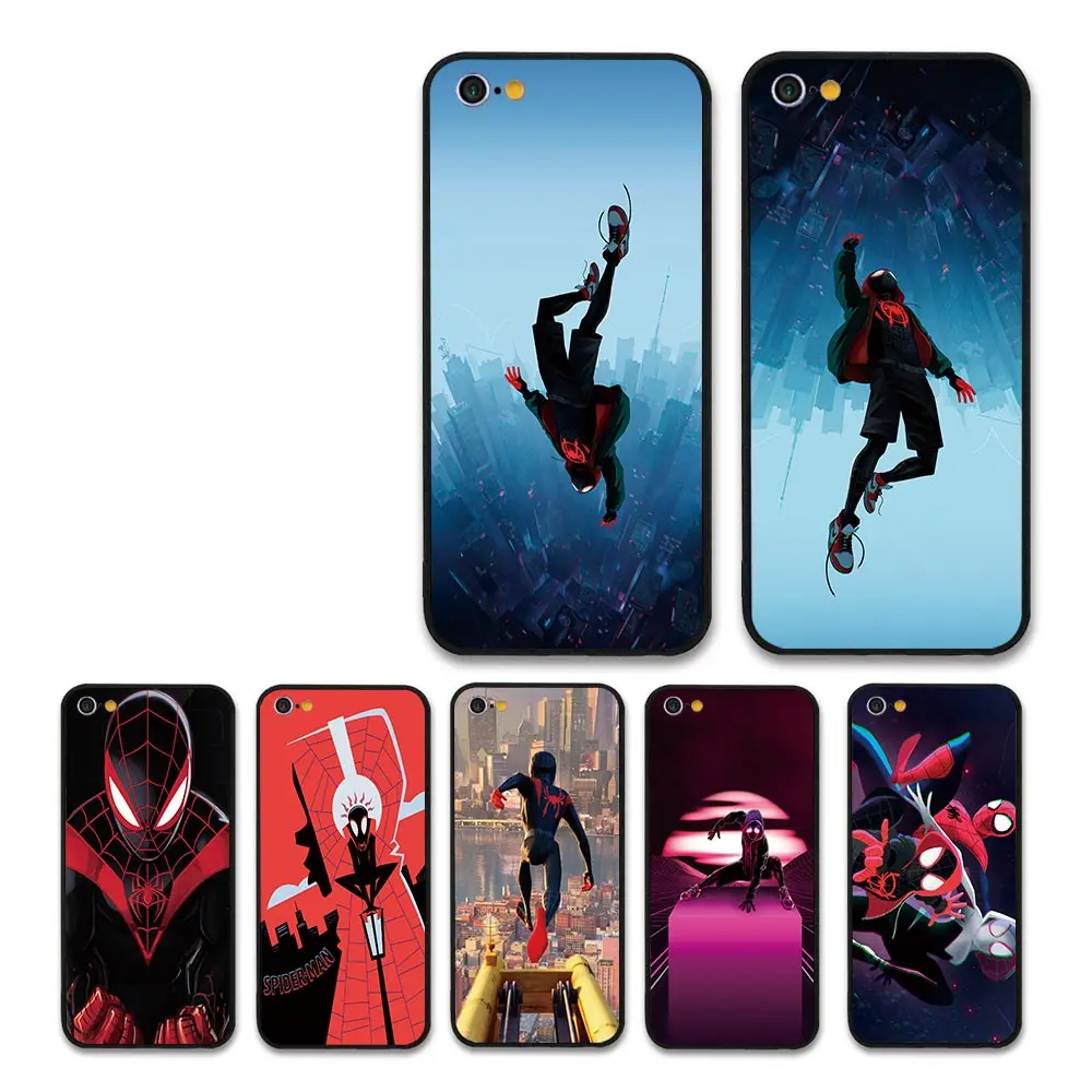 Классный герой Marvel spiderman & Spider Verse для Iphone 5 6 7 8 Plus Роскошный чехол обложка фильма X XR