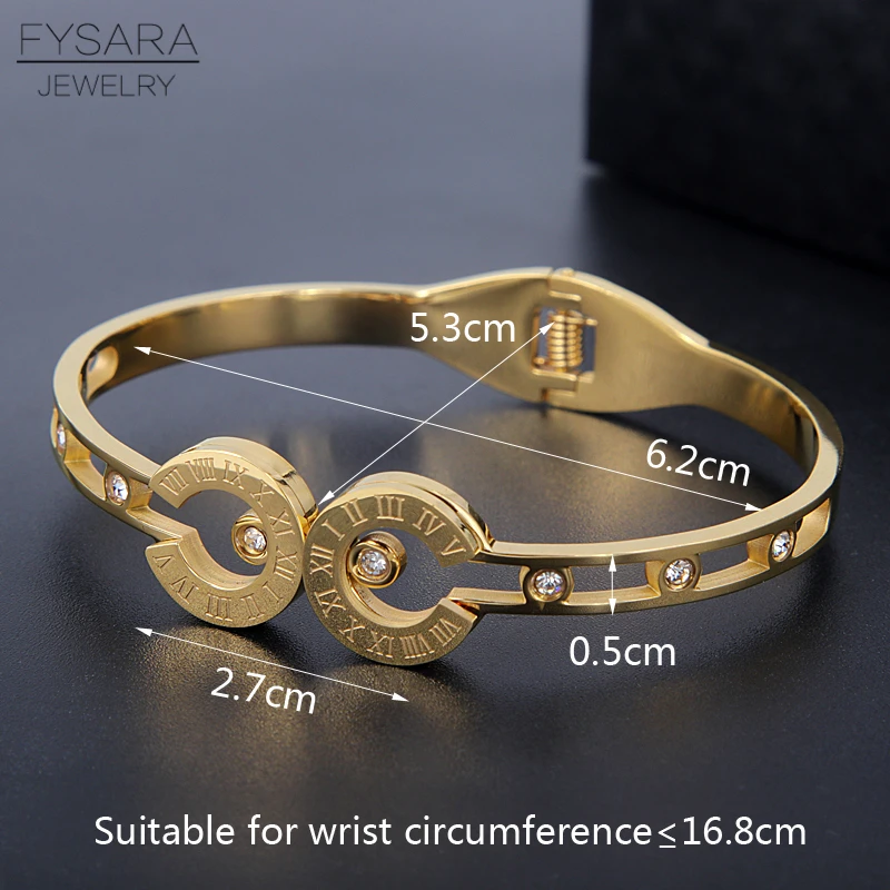 FYSARA классические роскошные чешские Драгоценности браслеты из кристаллов и