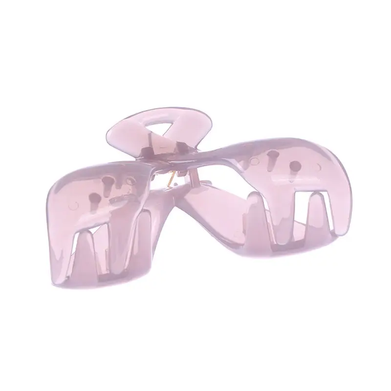pink 1 шт., женские Когти для волос, заколка-краб, конский хвост, однотонный цвет, для женщин, девочек, аксессуары, головной убор, зажим для мамы, подарки, заколки для волос - Цвет: pink