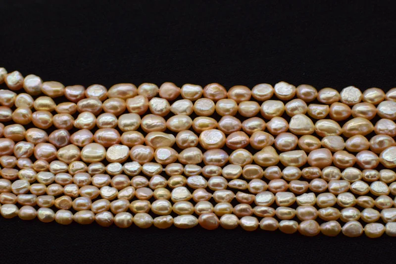 

freshwater pearl pink baroque 3-9mm 14inch FPPJ wholesale beads nature loose beads for DIY jewelry