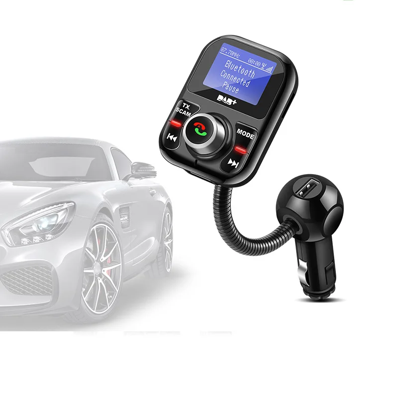 Автомобильный цифровой радиоприемник Lenvio DAB + с FM-передатчиком и ЖК-дисплеем |