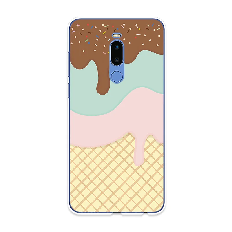 Phone Case For Meizu 15 Lite 16 16th Plus 16X 16S X8 Cover Fruit Chocolate Patterned Silicone Note 8 9 Pro 6 7 |