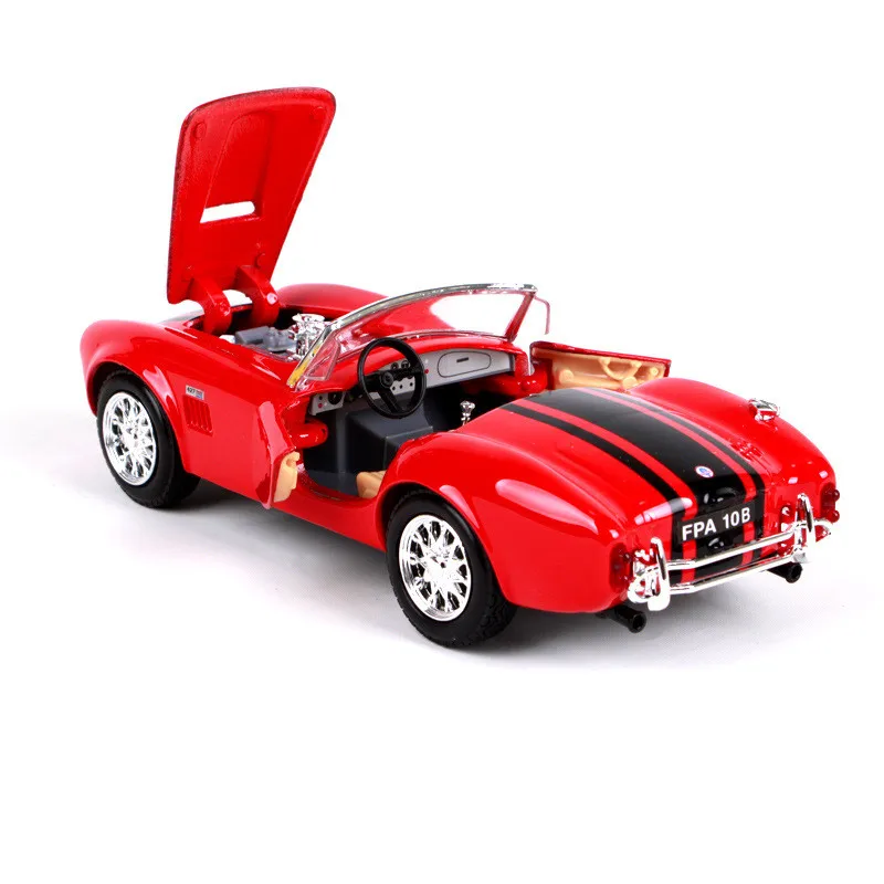 Моделирование 1:24 1965 Shelby Cobra 427 металлический сплав модель автомобиля коллекция и