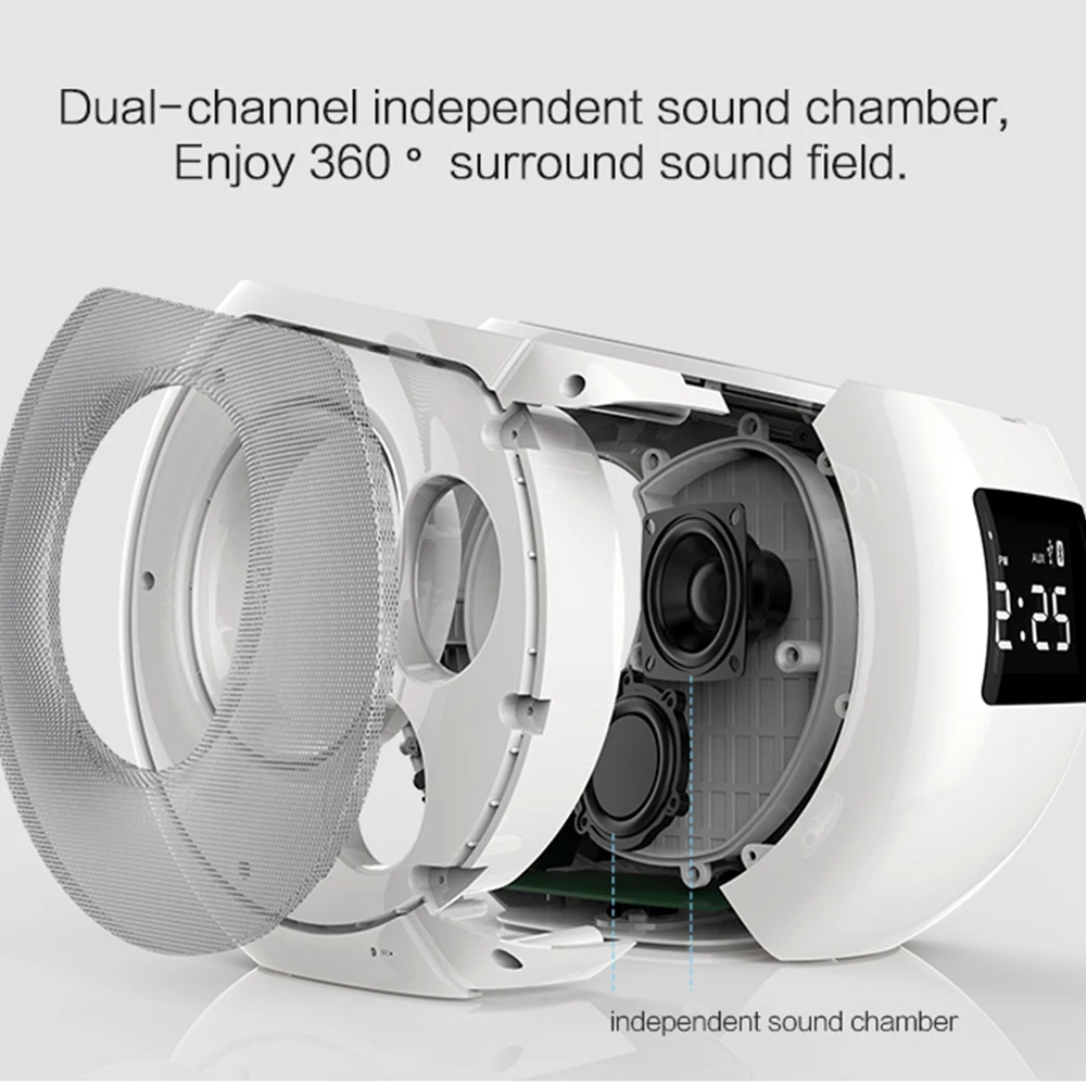 Ци беспроводное зарядное устройство Nillkin MC1Bluetooth спикер Беспроводной Музыка surround