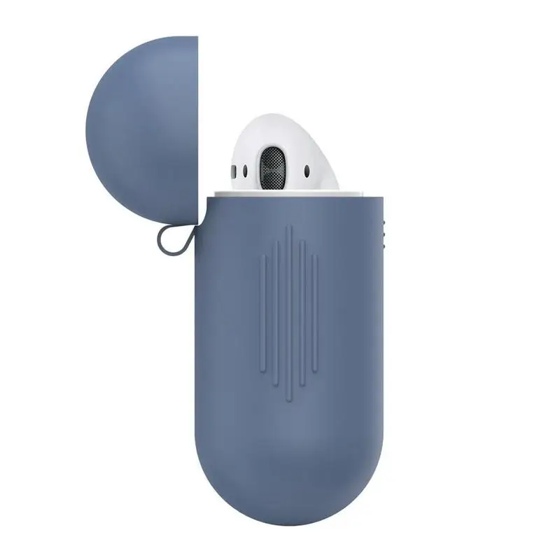 1 шт. силиконовый чехол для Bluetooth наушников из ТПУ Airpods зарядный гарнитуры |