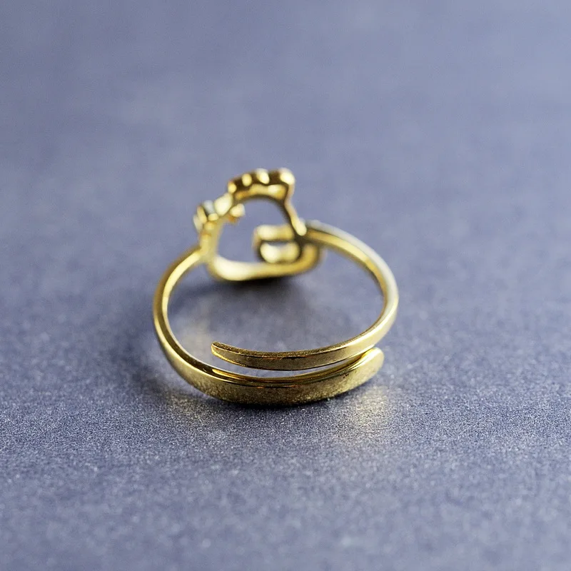 925 SV fresh twelve zodiac chicken Ring golden year of fate for women's fashion gifts | Украшения и аксессуары